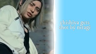 chishiya gets shot by niragi scene [upl. by Ellesor]