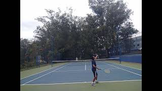 treino saques tenis [upl. by Nuajed]