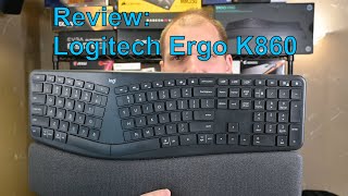 Review Logitech Ergo K860 [upl. by Attenauq]