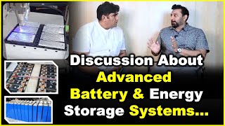 Discussion About Advanced Battery amp Energy Storage Systems [upl. by Evered]