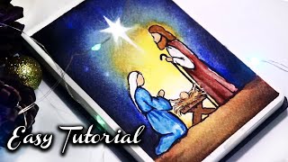 How To Draw Baby Jesus Mary and Joseph Very Easily  Beginner Tutorial [upl. by Swain342]