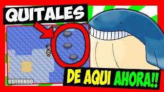 🔥 Descubre COMO QUITAR a LOS WAILMER en NINTENDO POKEMON ESMERALDA 2021 DEMOSTRADO 🐳❌ [upl. by Noland]