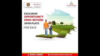 Open Plots for Sale on Srisailam Highway  RARA Approved Plots  Dhathrisree Townships [upl. by Yllas]