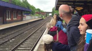 Flying Scotsman Flies through Twyford towards Salisbury 21 May 2016 [upl. by Iives]