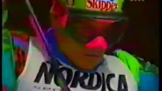 OleChristian Furuseth wins slalom Madonna 1990 [upl. by Nynahs]