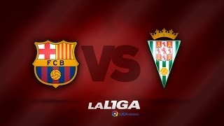 Resumen de FC Barcelona B 01 Córdoba CF  HD [upl. by Elleinad]