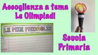 Accoglienza scuola primaria Tema Le Olimpiadi PDF stampabili [upl. by Aiekan]