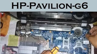 DismantleOpen  HPPaviliong6  Keyboard RAM Hard Disk amp Screen [upl. by Yelserp895]