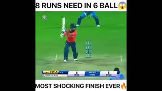 India vs England  Thrilling Final Over by Bumrah  6 Balls 8 Runs Needed cricket shorts [upl. by Euqirrne]