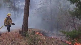 Line Fire in San Bernardino County sees flareups sparking more evacuations [upl. by Anoit]