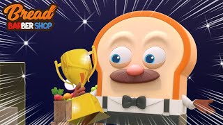 BreadBarbershop3  God of actor MrBread  english animationdessert [upl. by Ailel916]