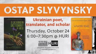 The Winter King Literary Evening with Ostap Slyvynsky [upl. by Rubens]