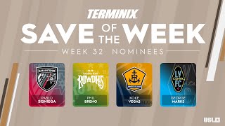 These keepers were magic in goal 🪄  USL Championship Save of the Week Week 32 Nominees [upl. by Nahgrom988]