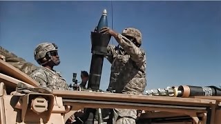 M106A3 Mortar Carrier amp Crew In Action [upl. by Dace]