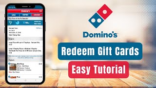 How to Redeem Dominos Gift Card [upl. by Montford]