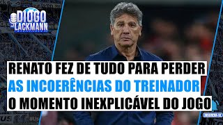 O SOFRIMENTO DO TORCEDOR PARECE SER O COMBUSTÍVEL DE RENATO PORTALUPPI GRÊMIO EMPATA COM O FLU [upl. by Eekcaj]