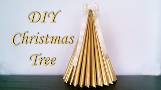 DIY Christmas Tree From PaperNapravite novogodisnju jelku od papira [upl. by Nodnab363]