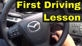 First Driving LessonAutomatic Car [upl. by Anilave]