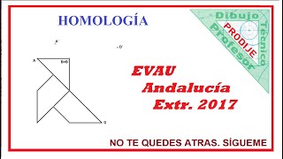 Homología EVAU ANDALUCIA EXTR 2017 3 PAJARITA Dibujo técnico [upl. by Gothart]