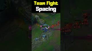 Team Fight Spacing  League of Legends shorts [upl. by Pen355]