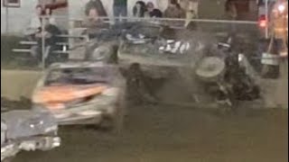 Schaghticoke Fairgrounds Demolition Derby 9224 V8’s from the 1 and 6 o’clock show [upl. by Abbate]