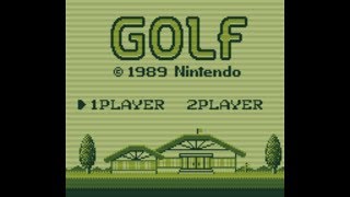 Golf Gameboy version Play video [upl. by Sivehc451]