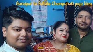 Baruipur to FultalaChampahati pujo blogvlog blog pujavlog durgamaa durgapuja [upl. by Lockhart291]