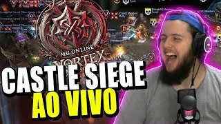 CASTLE SIEGE MU VORTEX NARRADO AO VIVO  CS MU ONLINE SEASON 6 CLÁSSICO [upl. by Lurette185]