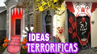 PUERTAS CREATIVAS PARA DIA DE MUERTOSHALLOWEEN👻 decoration diademuertos halloween2024 [upl. by Nednerb]