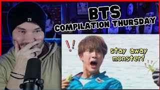 Metal Vocalist Reacts  BTS Scared Moments Scary BTS Experience [upl. by Imis]