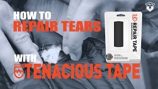 How To Repair Your Outdoor Gear With Tenacious Tape [upl. by Fougere]