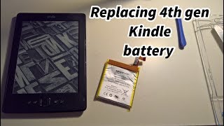 4th Generation Kindle battery replacement [upl. by Kimbra194]