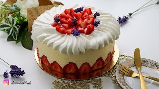 Recette FRAISIER Rapide Simple Ultra gourmande [upl. by Yrrep157]