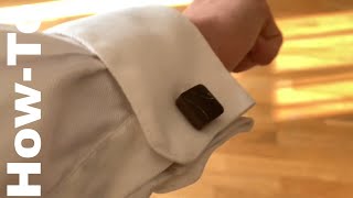 How To Wear and Put On Cufflinks [upl. by Eusassilem860]