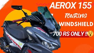 Aerox 155 touring windshield under 700 RS I Aerox Modification 3 [upl. by Oer]