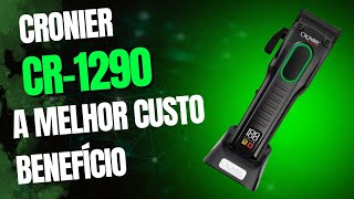 Unboxing Review Cronier CR1290 incrível melhor custo benefício  hairclipper unboxing barbeiro [upl. by Welford]