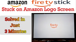 How to Fix Fire TV Stick Stuck on Amazon Logo Screen  All Issues Solved in Just 3 Minutes [upl. by Shakespeare426]