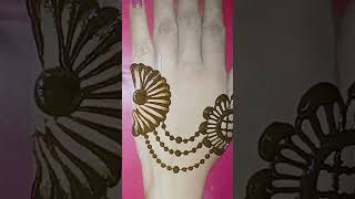 easy beautiful cotton bud mehndi design trending mehndi viralvideo youtubeshorts shortvideo [upl. by Ennaylil]