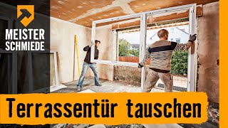 Terrassentür tauschen  HORNBACH Meisterschmiede [upl. by Northington911]