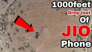 क्या हुआ जब हमने jio phone को 1000 फीट से गिराया  1000feet drop test of jio phone [upl. by Godber510]