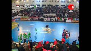 Egypt 2526 Algeria 1912012 HandBall Caf cup مصر والجزائر لليد [upl. by Annaerda178]