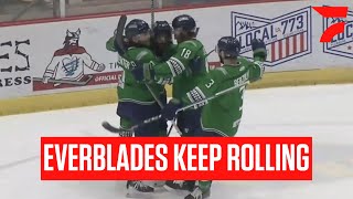 Florida Everblades Keep Rolling Beat Adirondack In Game 1  ECHL Highlights [upl. by Elok]