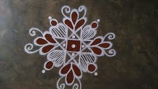 Beginners rangoli July new rangoli kolam kaalai thendral kolangal pavithra [upl. by Jelks]