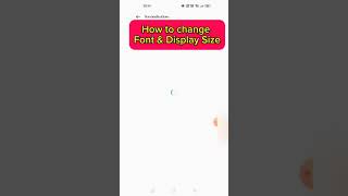 How to change font and display size in Android androidtips pbhsolutions [upl. by Artenahs]