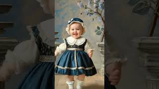 Oil painting baby baby cute oilpainting babyfashionista cutebaby adorable fashionshow [upl. by Gaylor]