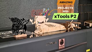 xTool P2 55W Desktop CO2 Laser Cutter  Amazing Projects Making that others Laser Machines Cant [upl. by Keeton46]