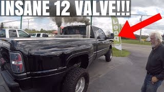 INSANE 2000 HP 12 VALVE CUMMINS DUALLY [upl. by Barrus]