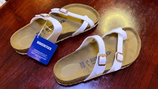 Birkenstock Mayari  closer look 👀  Azo Edition [upl. by Burget736]