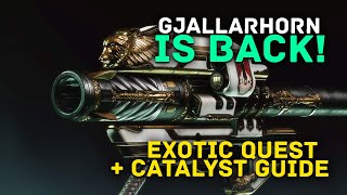 How to Get Gjallarhorn amp Catalyst in Destiny 2  And Out Fly the Wolves Quest Guide [upl. by Raymonds]