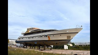 PROJECT YACHT  AGARTHA 35 m  ALUMINIUM HULL By PORSIUS SHIPYARD HOLLAND  VIDEO Tour Walkthrough [upl. by Anastase]